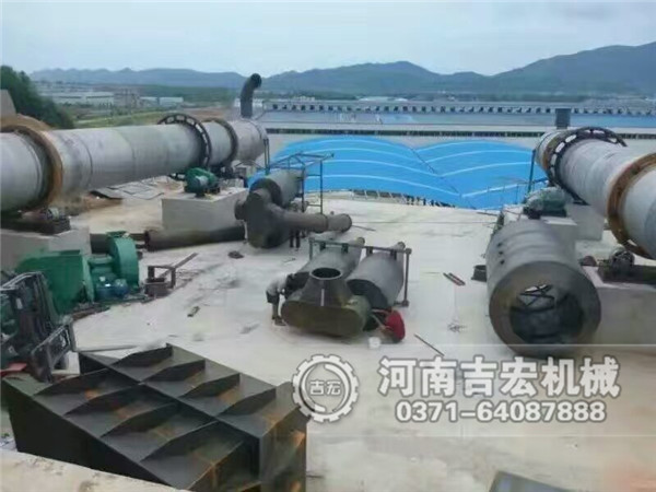 江西不銹鋼螢石烘干機安裝調試現(xiàn)場